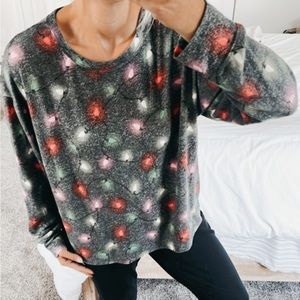 PINK Victoria’s Secret Cozy Christmas Light Top